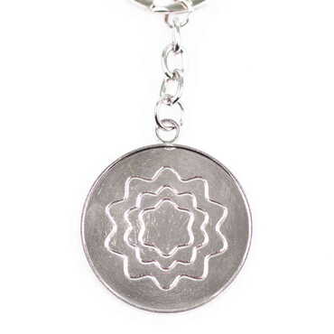 Toptan Baskisiz Metal Yuvarlak Anahtarlik 35x90 Mm - 2