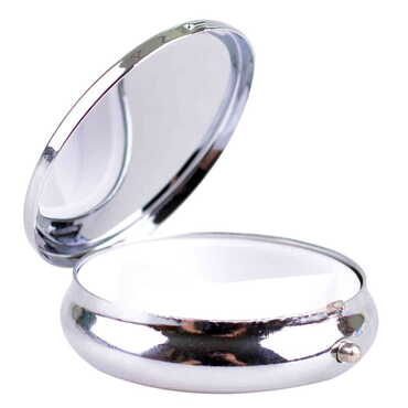 Baskısız Metal Yuvarlak Hap Kutusu 50x15 mm - Thumbnail