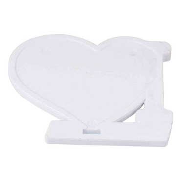 Toptan Baskısız Plastik Kalp Şekilli Magnet 86x62 mm - 2