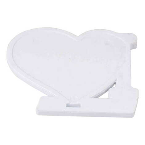 Toptan Baskısız Plastik Kalp Şekilli Magnet 86x62 mm - 2
