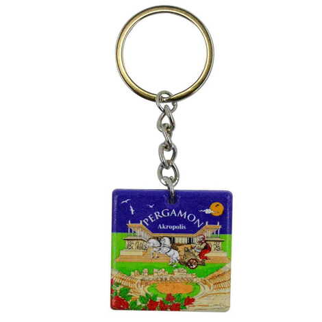 Toptan Baskısız Plastik Kare Anahtarlık 40x108 mm - 3