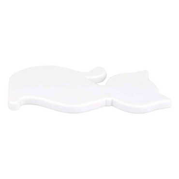 Myros - Baskısız Plastik Kedi Şekilli Magnet 43x87 mm