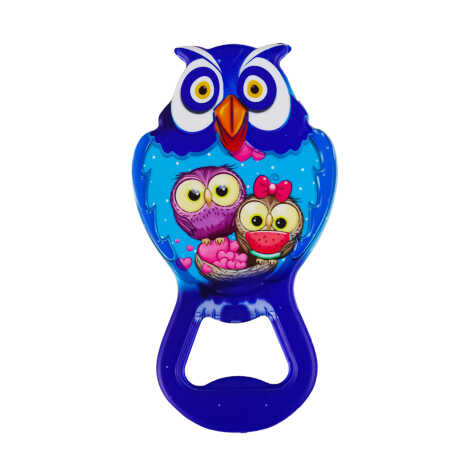 Baykuş Temalı UV Baskılı Baykuş Açacak - 1