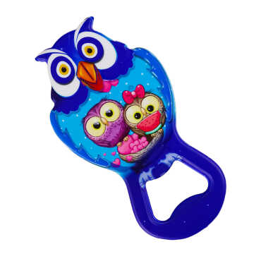 Baykuş Temalı UV Baskılı Baykuş Açacak - 5