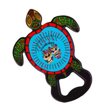 Owl Themed UV Printed Turtle Bottle Opener - Standart - 2