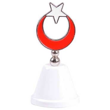 Turkey Themed Metal Enamel Hand Bell - 3