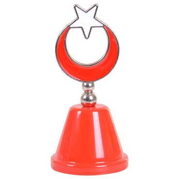 Turkey Themed Metal Enamel Hand Bell - 4