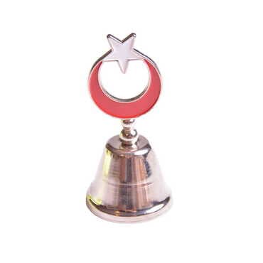 Turkey Themed Metal Enamel Hand Bell - 5