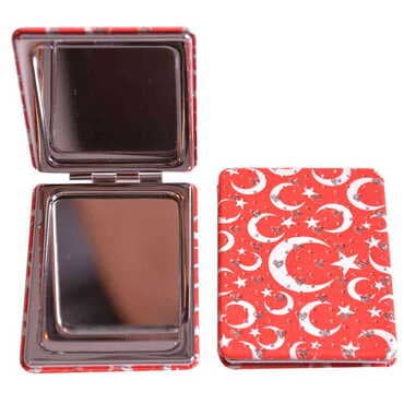 Turkey Themed Custom Printed Rectangle Pocket Mirror - 4