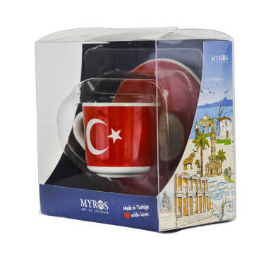 Flag Themed Single Porcelain Cup - Standart - 2