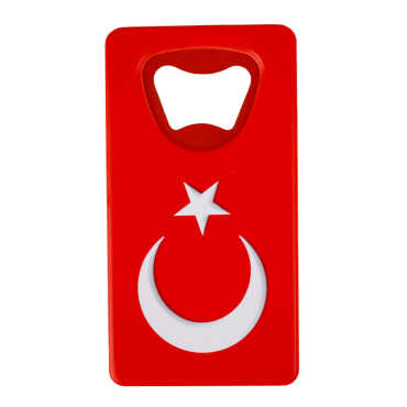 Bayrak Temalı UV Baskılı Dikdörtgen Açacak - Myros