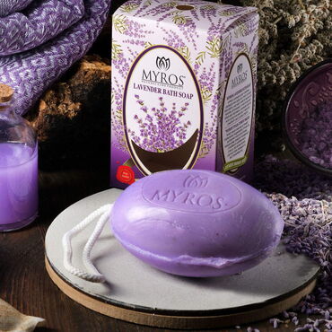 Myros - Beaded Lavender Bath Soap 180 Gr