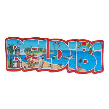 Beldibi Temalı Myros Yöresel Polyester Magnet - 3