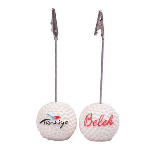 Belek Reigon Polyester Golf Ball Shape Card Holder