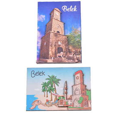 Belek Themed Wooden Customised 2D Souvenir Fridge Magnet - 2