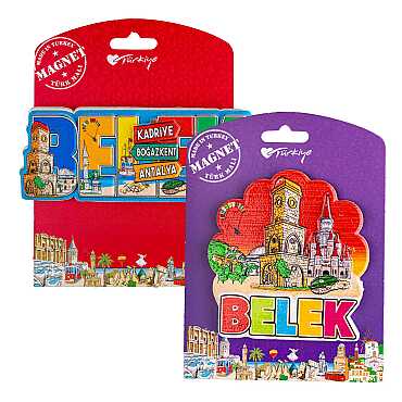 Belek Temalı Kartonetli Uv Polyester Magnet - 18