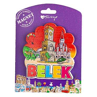 Belek Temalı Kartonetli Uv Polyester Magnet - 17