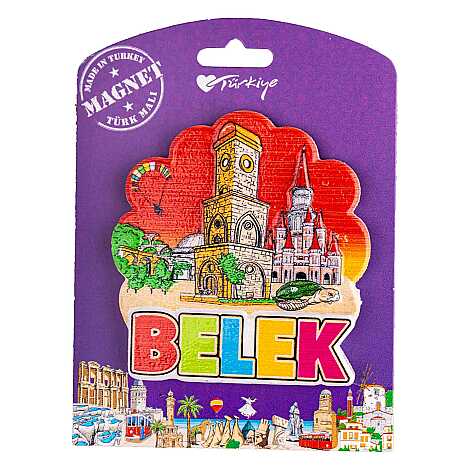 Belek Temalı Kartonetli Uv Polyester Magnet - 17