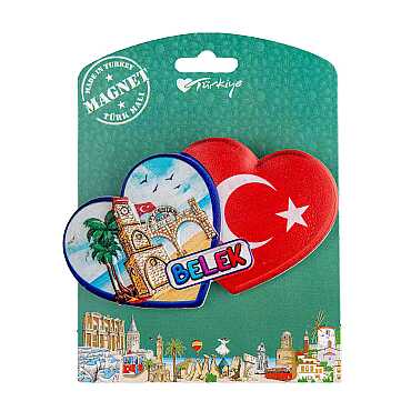 Belek Temalı Kartonetli Uv Polyester Magnet - 16