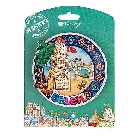 Belek Temalı Kartonetli Uv Polyester Magnet - 15