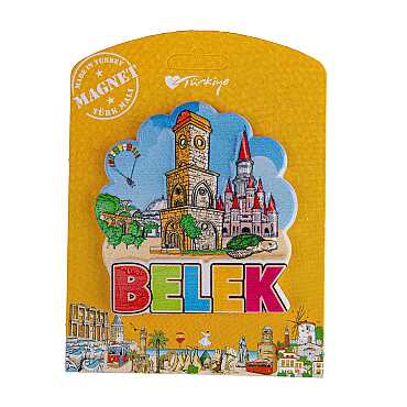 Belek Temalı Kartonetli Uv Polyester Magnet - 14