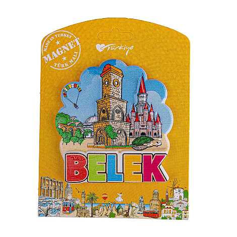 Belek Temalı Kartonetli Uv Polyester Magnet - 14