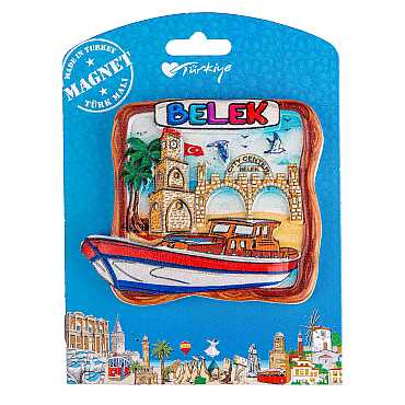 Belek Temalı Kartonetli Uv Polyester Magnet - 8