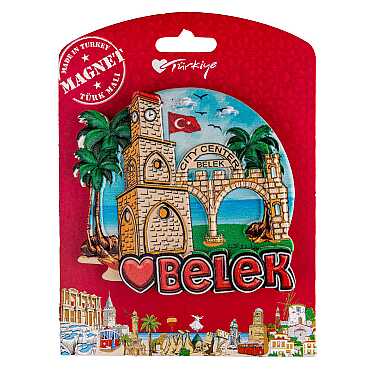 Belek Temalı Kartonetli Uv Polyester Magnet - 5