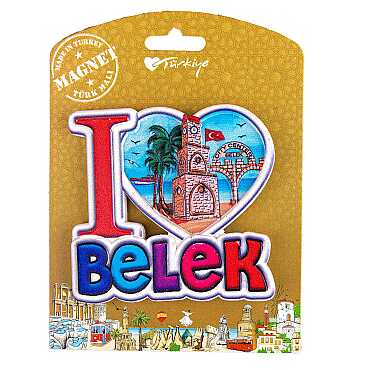 Belek Temalı Kartonetli Uv Polyester Magnet - 4