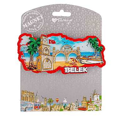 Belek Temalı Kartonetli Uv Polyester Magnet - 3