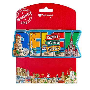 Belek Temalı Kartonetli Uv Polyester Magnet - 2