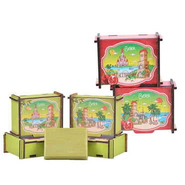 Belek Themed Small Wooden Soap Box - 3