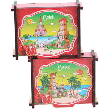 Belek Themed Small Wooden Soap Box - 4