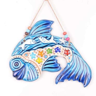 Belek Themed Nautical Ceramics Fourth Size Wall Hanging - 4