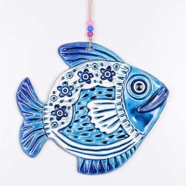 Belek Themed Nautical Ceramics Fourth Size Wall Hanging - 5