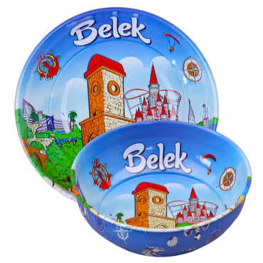 Belek Themed Metal Bowl 115 mm