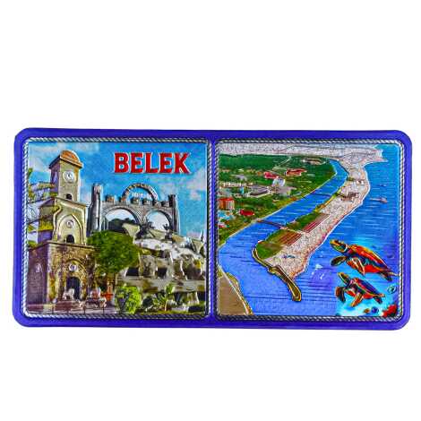 Belek Temalı Metalize Magnet 50*100 Mm - 3