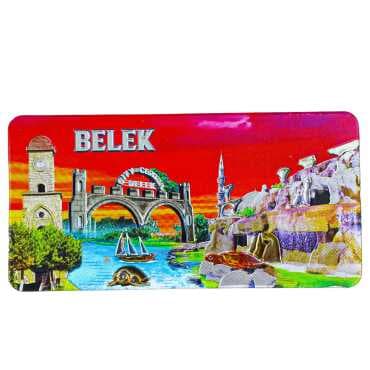 Belek Themed Metallic Refrigerator Magnet 50x100 mm - 7