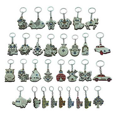 Belek Themed Wooden Custom Printed Wooden Keyring - 2
