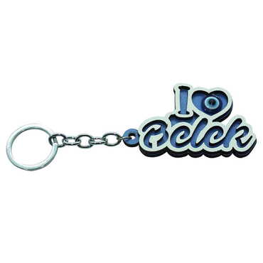 Belek Themed Wooden Custom Printed Wooden Keyring - 5