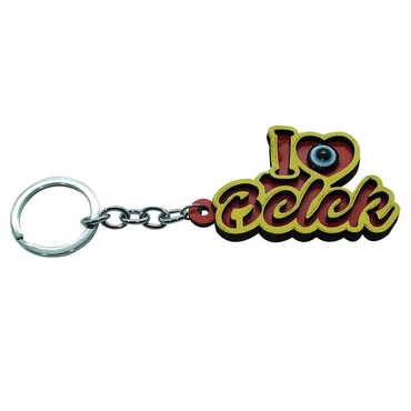 Belek Themed Wooden Custom Printed Wooden Keyring - 6