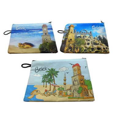 Belek Themed Turkish Woven Wallet 215x155x8 mm - 2