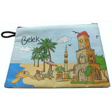 Belek Themed Turkish Woven Wallet 215x155x8 mm - 5
