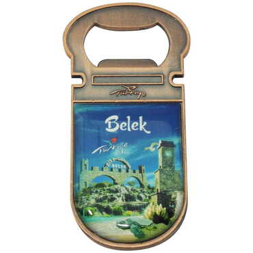 Myros - Belek Temalı Myros Küçük Metal Açacak Magnet