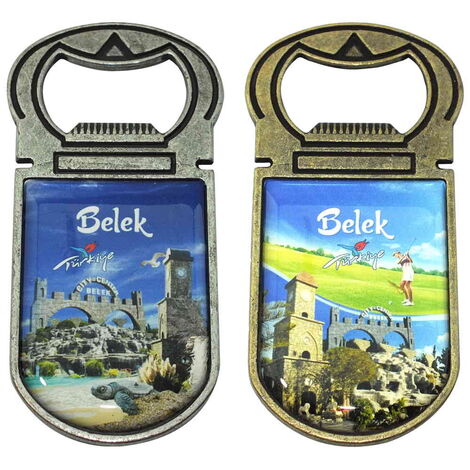 Toptan Belek Temalı Myros Metal Açacak Magnet 40x90 mm - 3