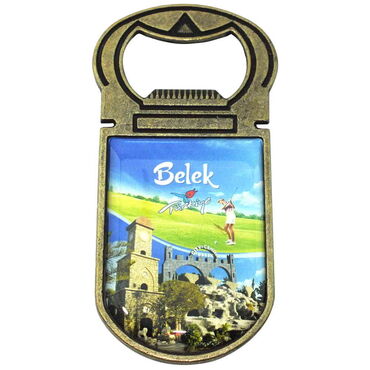 Toptan Belek Temalı Myros Metal Açacak Magnet 40x90 mm - 4