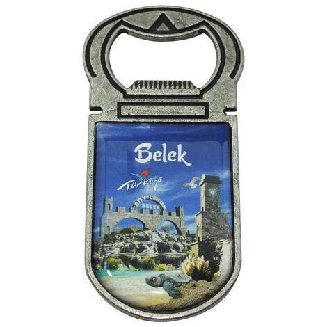 Toptan Belek Temalı Myros Metal Açacak Magnet 40x90 mm - 5