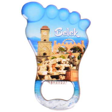 Toptan Belek Temalı Myros Metal Ayak Açacak Magnet 100x59 mm - 5