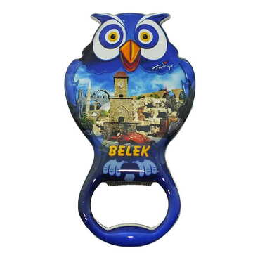 Toptan Belek Temalı Myros Metal Baykuş Açacak Magnet 88x47 mm - 6