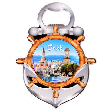 Toptan Belek Temalı Myros Metal Çapa Açacak Magnet 105x72 mm - 6